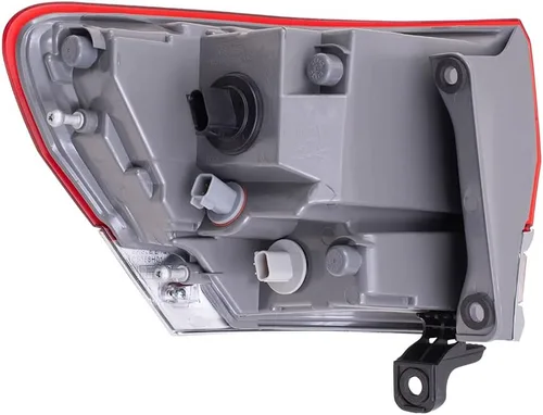 Vista 9 de Brock Conjunto de luz trasera lateral del pasajero con bisel cromado compatible con Grand Cherokee Laredo/Limited/Overland/Summit 2014-2021