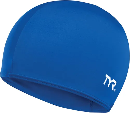Vista 8 de TYR Adult Lycra Fiber Swim Cap - Lightweight Warm Water Recreational Cap