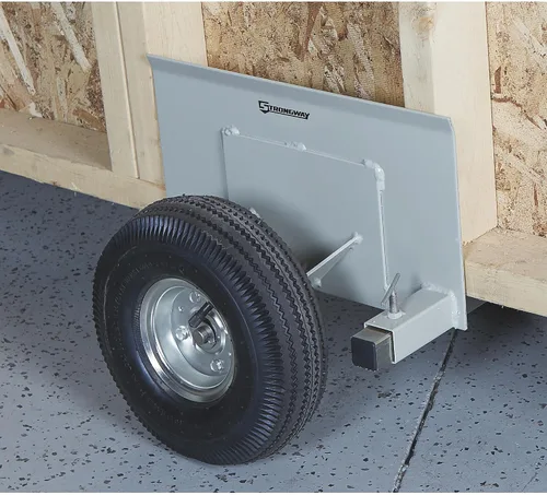Vista 6 de Strongway Plataforma móvil de paneles, ruedas neumáticas móviles para muebles con capacidad de 600 libras, plataforma de rodillos de panel