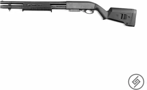 Vista 4 de Spartan Mounts para Remington 870 Sistema de organización de almacenamiento de exhibición de escopeta de pared Diseño único de perfil bajo