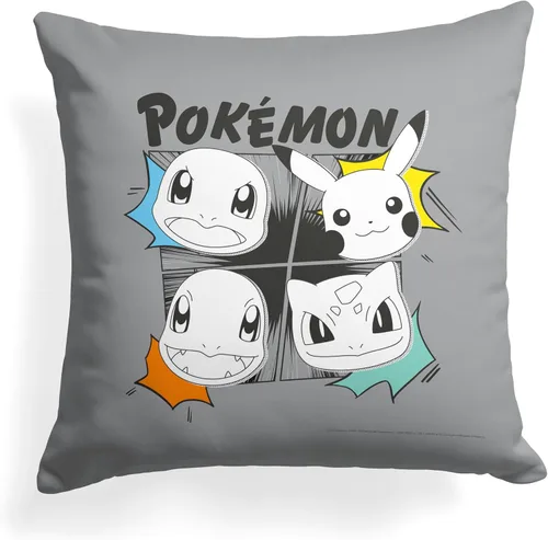 Vista 8 de NORTHWEST Almohada Pokémon, 18 x 18 pulgadas, para salir