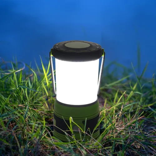 Vista 11 de Lámpara LED de campamento súper brillante de 1500 lúmenes, 4 modos de luz, reflector regulable, lámpara de emergencia alimentada por batería
