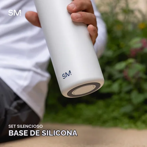 Vista 5 de Simple Modern Mesa Sport Botella de Agua con Tapa de Sorbo Cubierta Botella de Acero Inoxidable Aislada de 24oz Compatible con Portavasos