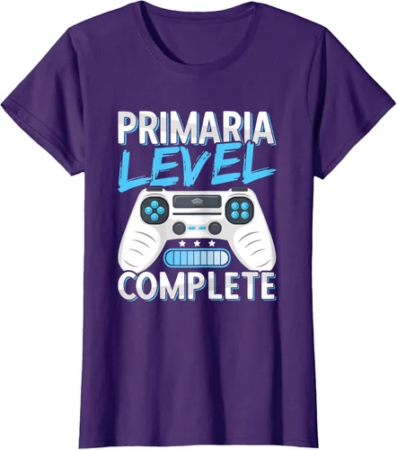 Vista 12 de Camiseta completa de diploma de escuela primaria de graduación, Negro