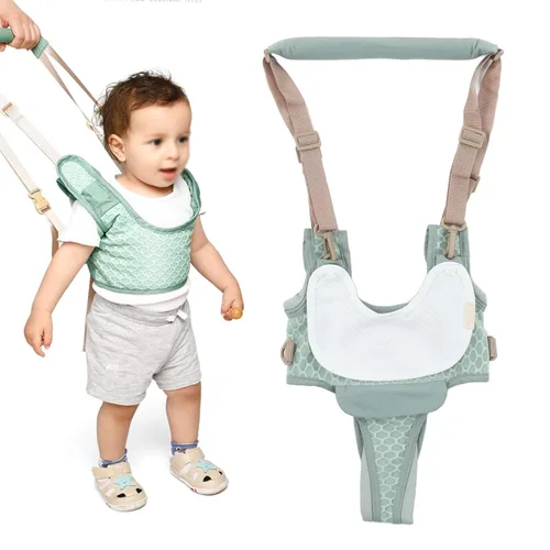 Vista 2 de Arneses para caminar para bebés, ajustable de mano para niños, arnés de caminar para bebés, cinturón asistente, herramienta de entrenamiento