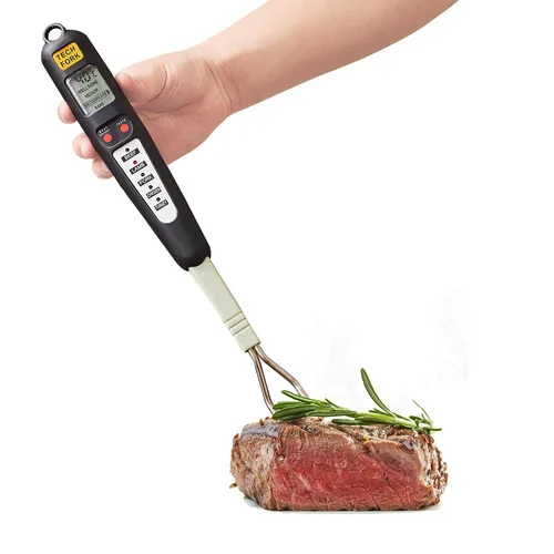 Vista 12 de Termómetro de Carne Premium Inalámbrico de 4 Sondas: Perfecto para Barbacoa, Horno, Parrilla. Aplicaciones para iOS y Android, Compatible con Apple