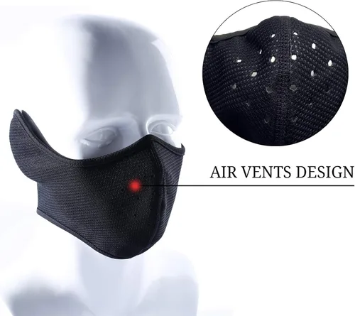Vista 2 de Your Choice Neck Warmer Gaiter Women Men Half Face Mask for Cold Weather Winter for Motorcycling, Skiing