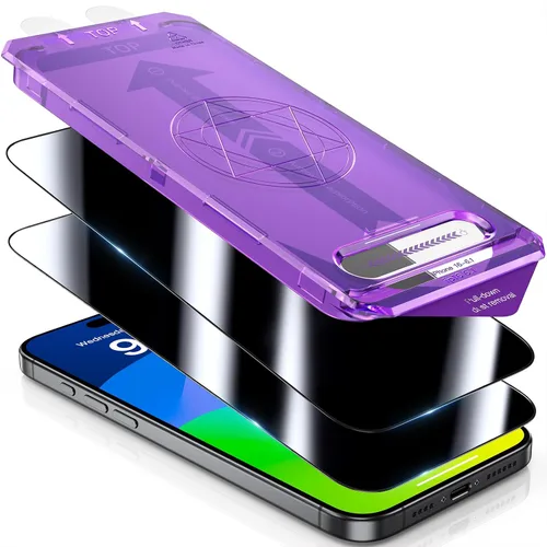 Vista 11 de UniqueMe Protector de pantalla de privacidad para iPhone 12/iPhone 12 Pro