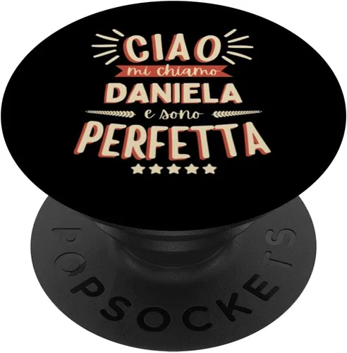 Vista 6 de Daniela Idea Regalo Personalizzata Amica Nome Divertente PopSockets MagSafe PopGrip for iPhone