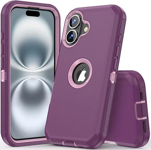 Vista 22 de COOYA Funda para iPhone Air de Protección Completa del Cuerpo contra Caídas, Funda Resistente a Prueba de Golpes de 3 Capas, Híbrida de Servicio