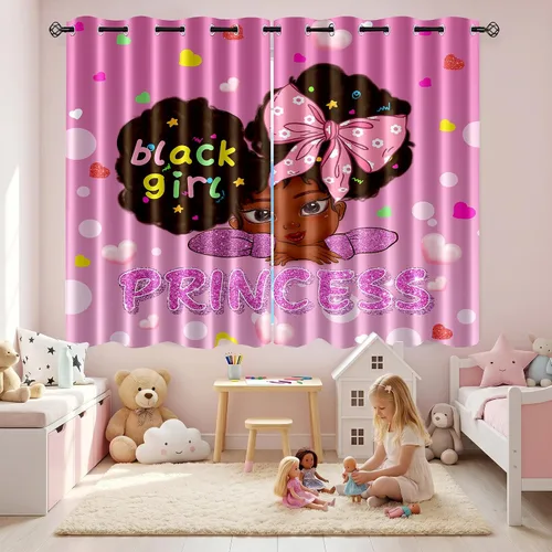 Vista 16 de Cortinas de Gato - Lindas Cortinas Opacas de Gato para Habitación de Niños Decoración Kawaii para Dormitorio de Niñas, 2 Paneles, 82 x 63 pulgadas