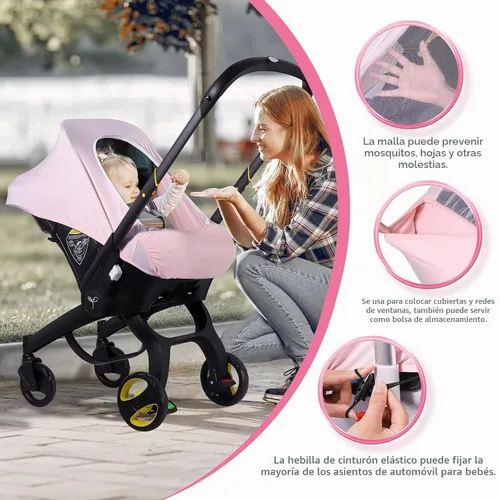 Vista 4 de Funda de asiento de coche de bebé para Doona, Craco, funda de asiento de coche infantil para niñas