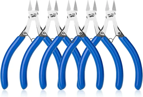 Vista 7 de Mr. Pen - Cortador de alambre, 5 pulgadas, paquete de 2, cortadores de alambre, cortadores diagonales Flush Cutter, Nippers, Side Cutters, Flush