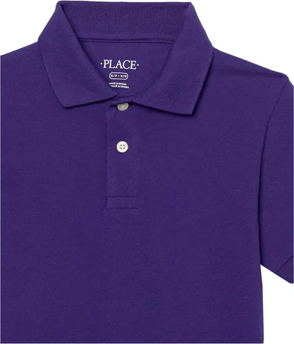 Vista 2 de The Children's Place Boys' Husky Short Sleeve Pique Polo