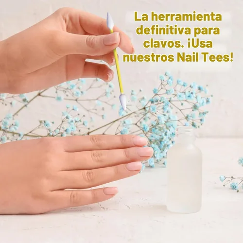 Vista 5 de Fran Wilson Puntas de algodón para uñas, 120 unidades (2 unidades) – La mejor herramienta de uñas, hisopos multiusos de doble cara con extremos