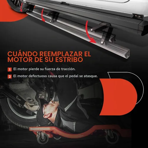 Vista 6 de A-Premium - Conjunto de motor de estribo eléctrico para lado izquierdo del conductor con soporte