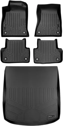 Vista 18 de MAXLINER Juego de alfombrillas de piso y forros de primera fila para Audi A4 / S4 Sedan / A4 Allroad 2017-2025