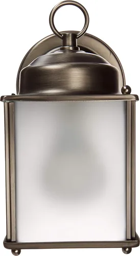Vista 2 de Generation Lighting 8592001-965 - Farol de pared para exteriores, acabado de níquel cepillado antiguo