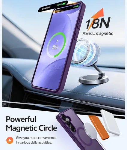 Vista 153 de FNTCASE Funda para Motorola Moto G-Stylus-5G-2025: Funda magnética translúcida mate a prueba de golpes para Moto G Stylus 2026, funda protectora