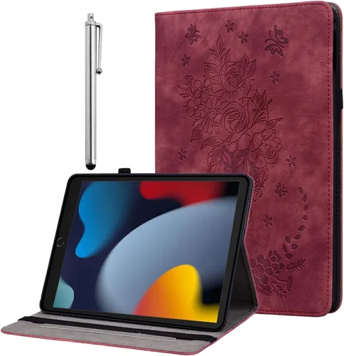 Vista 29 de Funda para iPad Air 3ª Generación 2019/iPad Pro 10.5 Pulgadas 2017, Cubierta de Cuero PU Plegable Multi-Ángulo con Auto Despertar/Dormir y Soporte