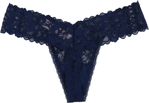Vista 2 de Victoria's Secret Tanga de encaje con detalle de cordones