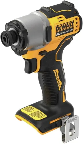 Vista 5 de DEWALT Destornillador de impacto inalámbrico sin escobillas de 20 V MAX* 1/4 pulgadas (solo herramienta) (DCF840B)