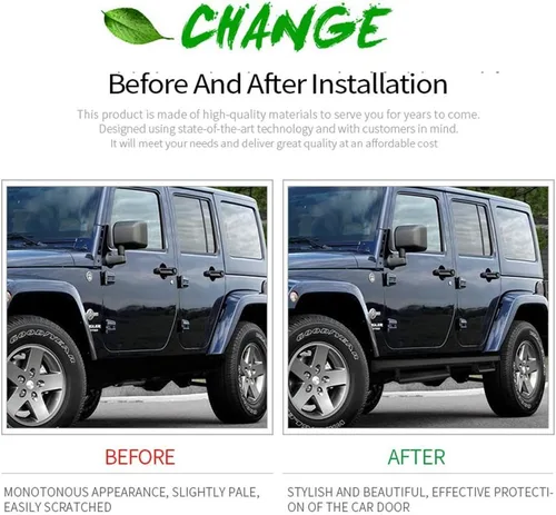 Vista 4 de Estribos laterales compatibles con Jeep Wrangler JK 2007-2018 de 4 puertas, barra de estilo todo terreno de acero negro de IKON MOTORSPORTS, 2008