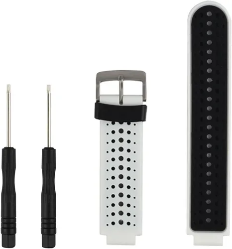 Vista 16 de Correa de repuesto para reloj inteligente para Garmin Forerunner 220/230/235/620/630/735XT/235Lite Tamaño libre 5.11"-8.46