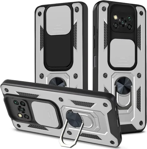 Vista 119 de Compatible con Tecno Camon 18P Bracket Shell, Slide Camera Lens Cover Case Azul