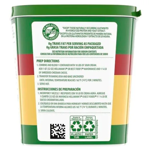 Vista 5 de Knorr Chili Con Queso Dip Mix, 1.06 libras - 6 por paquete - 1 cada una.