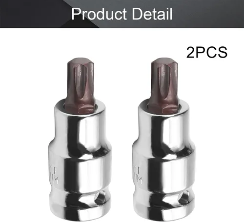 Vista 34 de Utoolmart 1/2" Drive x 0.551 in largo Hex Bit Socket, métrico, S2 y Cr-V acero 1pcs