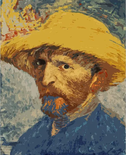 Vista 9 de Serie de Obras Maestras de Vincent Van Gogh Pintura por Números para Adultos de Tucocoo, Kits de Pintura por Números para Adultos DIY