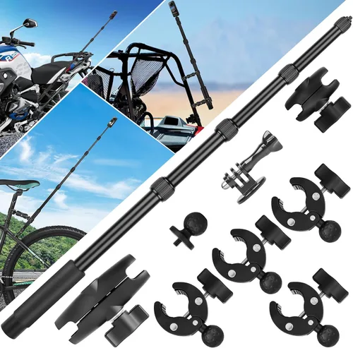 Vista 9 de ChromLives Adaptador de trípode 1/4 compatible con Gopro, adaptador de montaje de trípode de aluminio para cámara 1/4-20 compatible con Gopro Hero
