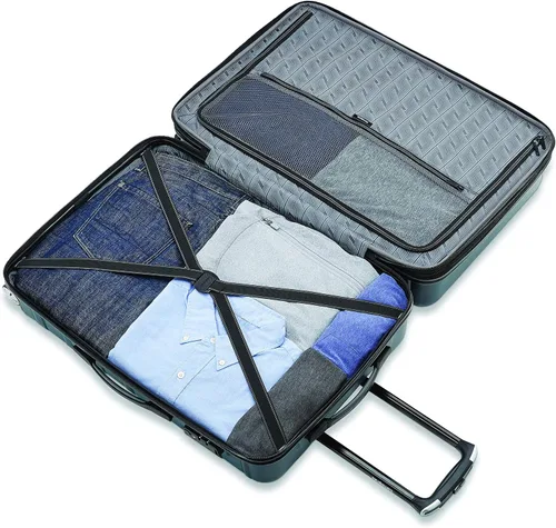 Vista 8 de Samsonite Omni 2 - Equipaje rígido extensible con ruedas giratorias, Verde azulado (Nova Teal)