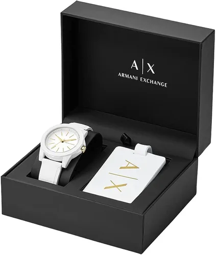 Vista 4 de Armani Exchange - Reloj de cuarzo para mujer acero inoxidable