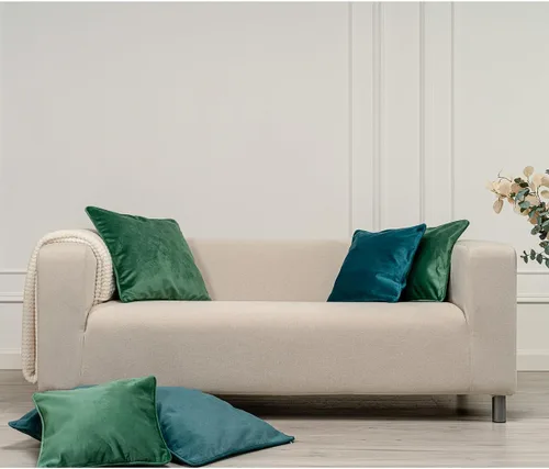 Vista 17 de MASTERS OF COVERS Klippan - Funda de repuesto para sofá biplaza IKEA de 2 plazas, color blanco frío