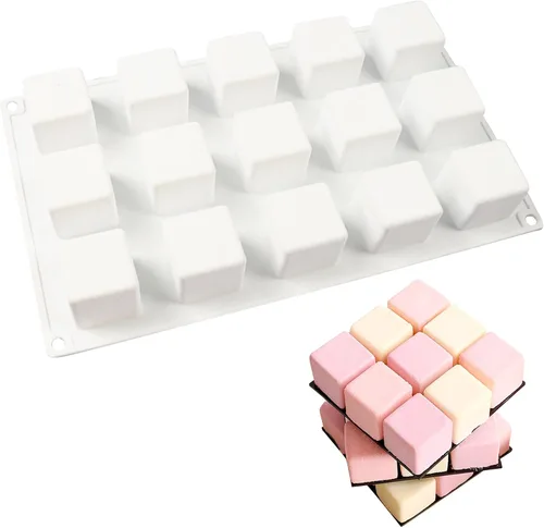 Vista 37 de OCPO KITCHEN Moldes de silicona con forma de corazón 3D para hornear pasteles de mousse, molde de silicona 3D para dulces, pastelería, chocolate
