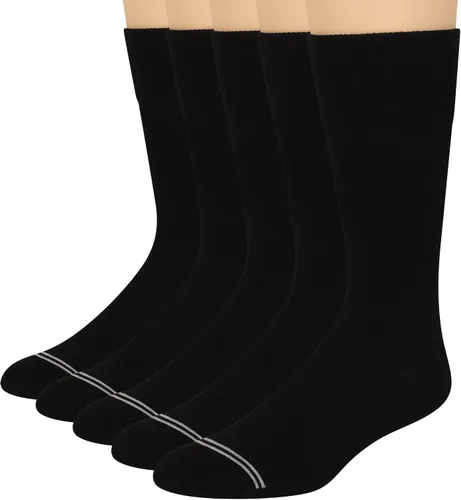 Vista 14 de KM Legend mens Dress Socks Classic Fine Lightweight for Formal and Casual Wear (5 Pair Pack)