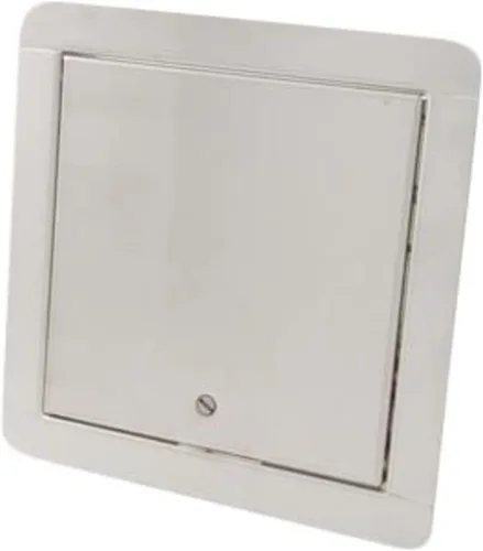 Vista 2 de PROFLO PF1010 10 X 10 Puerta de acceso universal de metal - Blanco