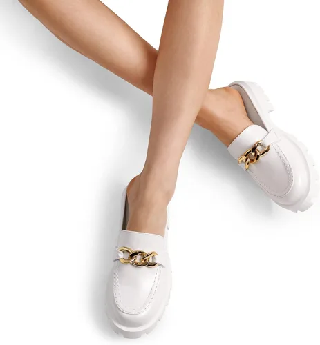 Vista 7 de DREAM PAIRS Mocasines para mujer, sin cordones, con plataforma, gruesos, cómodos, gruesos, planos, mocasines