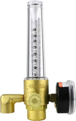 Vista 3 de VICTOR Regulador de caudalímetro para argón, argón/CO2 y helio. Para soldadores TIG y MIG, modelo: GRF400-580