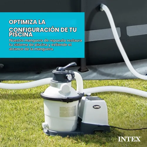 Vista 5 de Juego de manguera y tuerca para bomba Intex.
