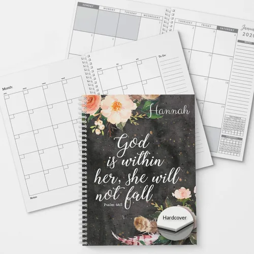 Vista 11 de Believe You Can - Planificador y organizador personalizado de tapa dura mensual y semanal, 1 año completo, enero-diciembre con fecha u opción sin