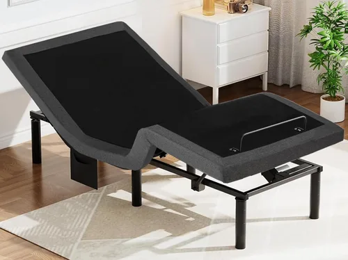 Vista 10 de Pipishell - Somier ajustable individual XL con masaje, base de cama eléctrica con inclinación de la cabecera y las patas, puertos USB-A y USB-C