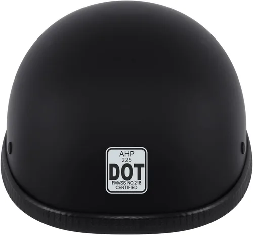 Vista 4 de [Usado] Sange Motocicleta DOT medio casco correa de liberación rápida cara abierta casco retro para Cruiser Scooter Chopper