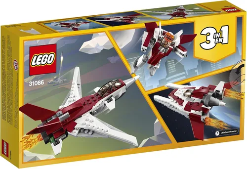 Vista 5 de LEGO Creator 3 en 1 Futuristic Flyer 31086 Kit de construcción (157 piezas)