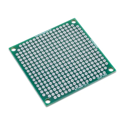 Vista 8 de Placa de circuito electrónico LF HASL de doble cara, placa de circuito electrónico PCB para circuito prototipo de bricolaje, FR4, placa de prototipo