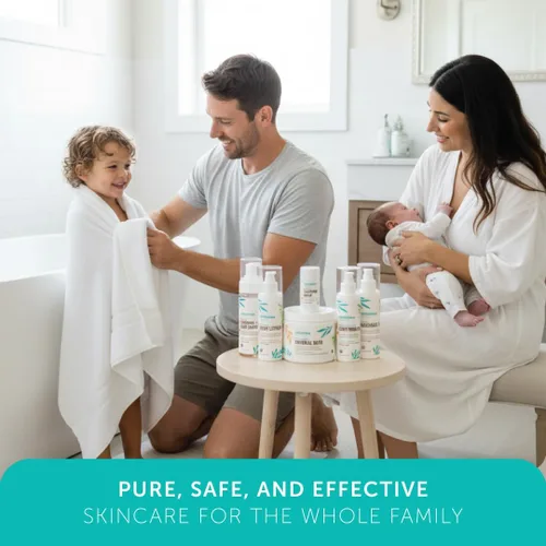Vista 7 de Mambino Organics Polvo de Remojo de Baño de Avena Coloidal Calmante, para Recién Nacidos, Niños, Madres con Piel Seca y Sensible, Lavado de Bebé sin