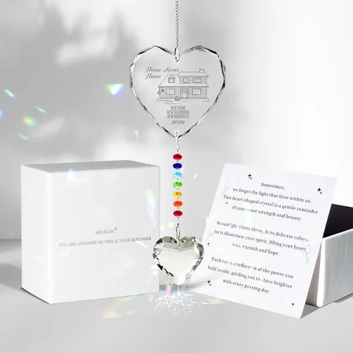 Vista 10 de Regalo de jubilación para mujer, regalo de feliz jubilación para mujer, atrapasoles de cristal de diferencia que hiciste para decoraciones de fiesta