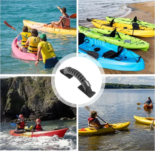 Vista 5 de Piutouyar 2 asas de repuesto para kayak, asas de transporte para kayak, canoa, barco, montaje lateral, asa de transporte para kayaks, maleta